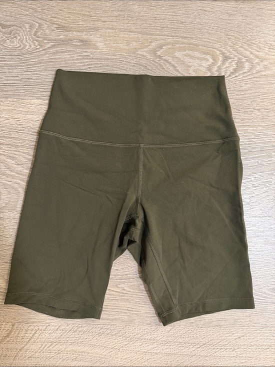 lululemon athletica Pants - lululemon athletica High-Rise Olive 8” Bike Shorts